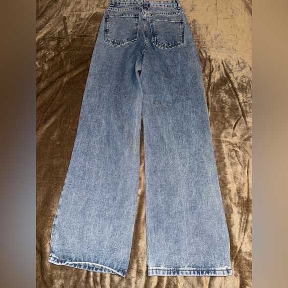 SHEIN Blue Flare & Wide Leg Jeans - Picture 5 of 6